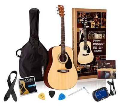 Yamaha gigmaker deluxe acoustic guitar package new arrivals
