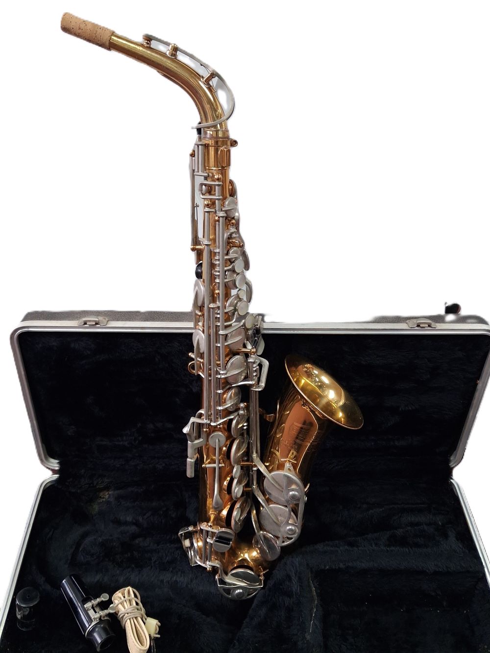 Used Selmer Bundy II Eb Alto Saxophone - With Hardshell Case and Mouthpiece