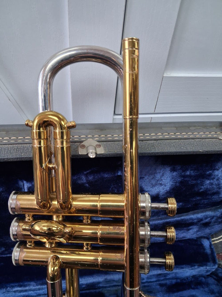 Used Huttl Artist Bb Trumpet - With Hardshell Case and Bach Mouthpiece