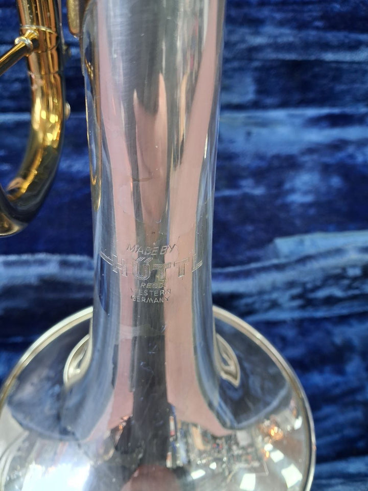 Used Huttl Artist Bb Trumpet - With Hardshell Case and Bach Mouthpiece