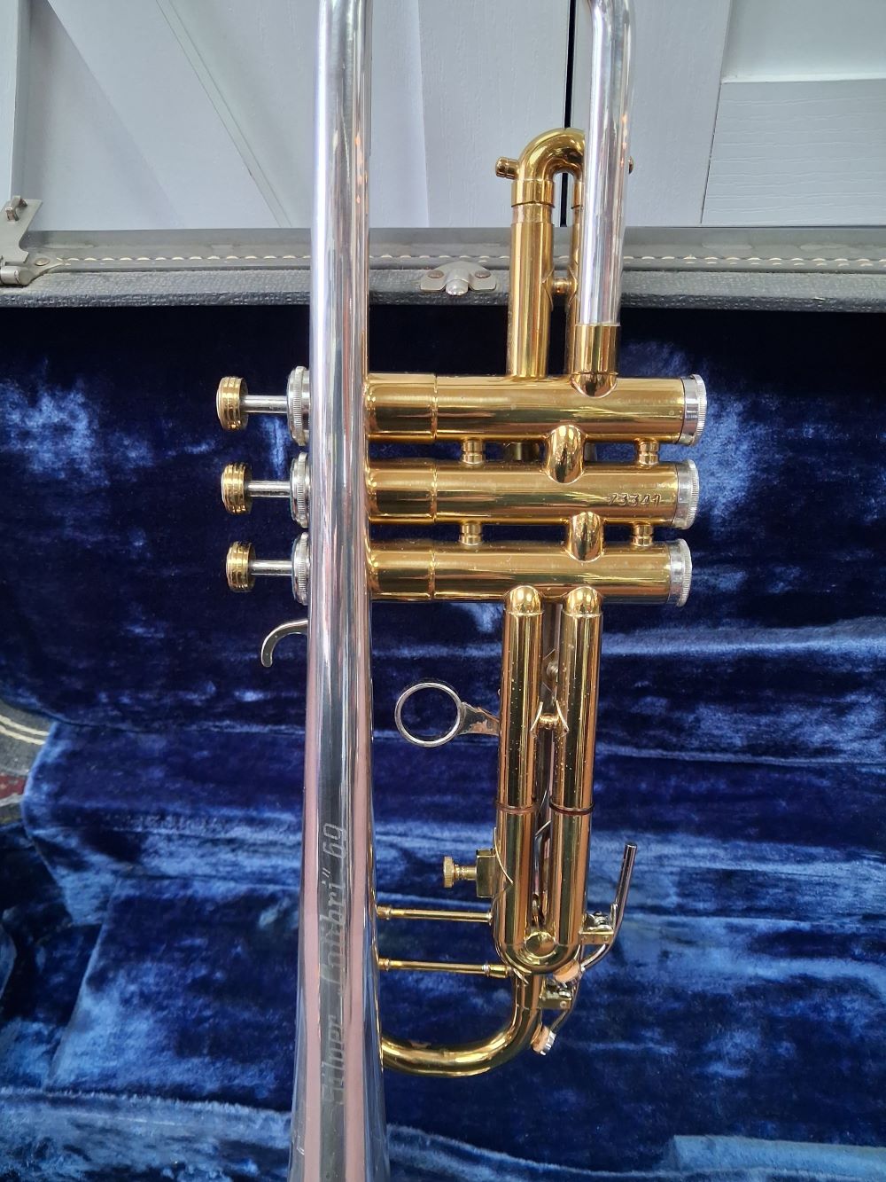 Used Huttl Artist Bb Trumpet - With Hardshell Case and Bach Mouthpiece