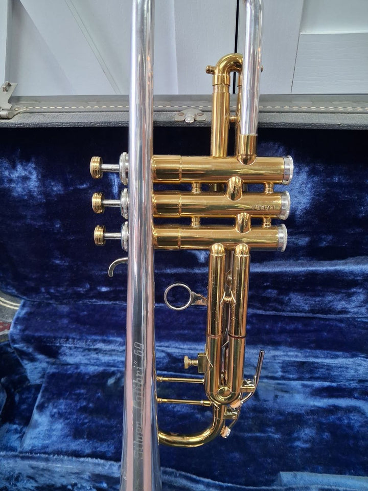 Used Huttl Artist Bb Trumpet - With Hardshell Case and Bach Mouthpiece