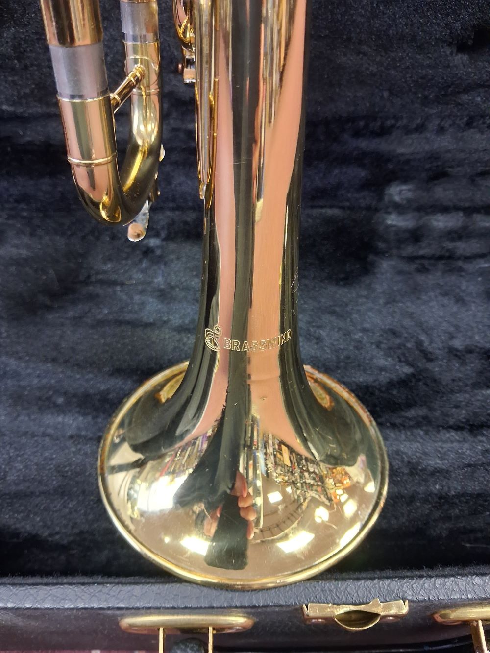 Used Brasswind Student Bb Brass Trumpet - With Case and Mouthpiece