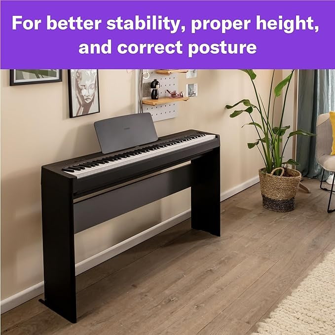 Yamaha L100B Furniture Style Piano Stand - Black 2
