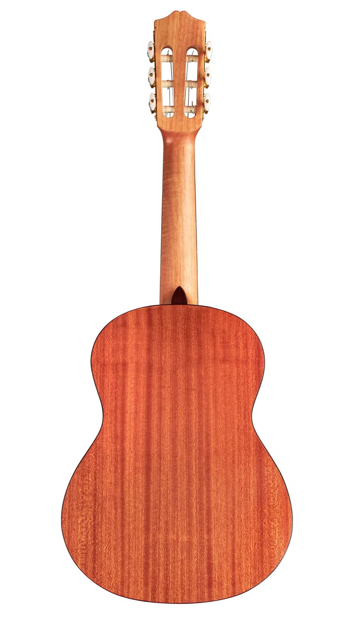 Back view of a classical guitar 