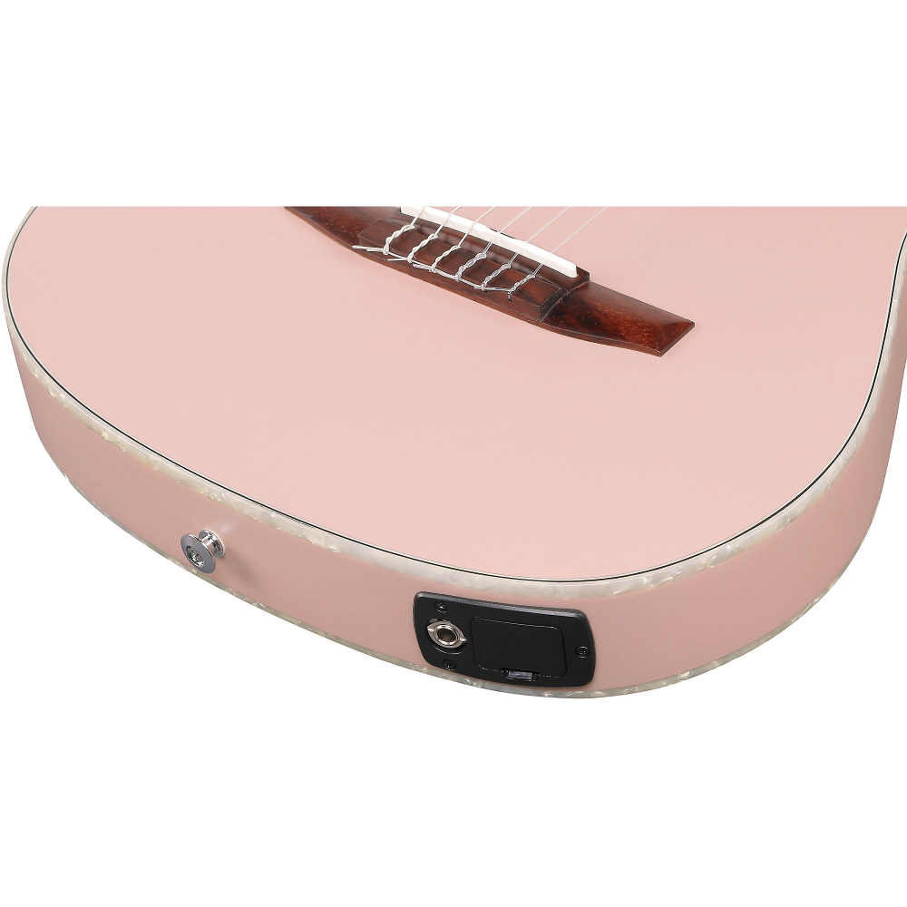 Ibanez TOD10NPAF Classic Acoustic Electric Guitar - Pearl Pink Flat 4