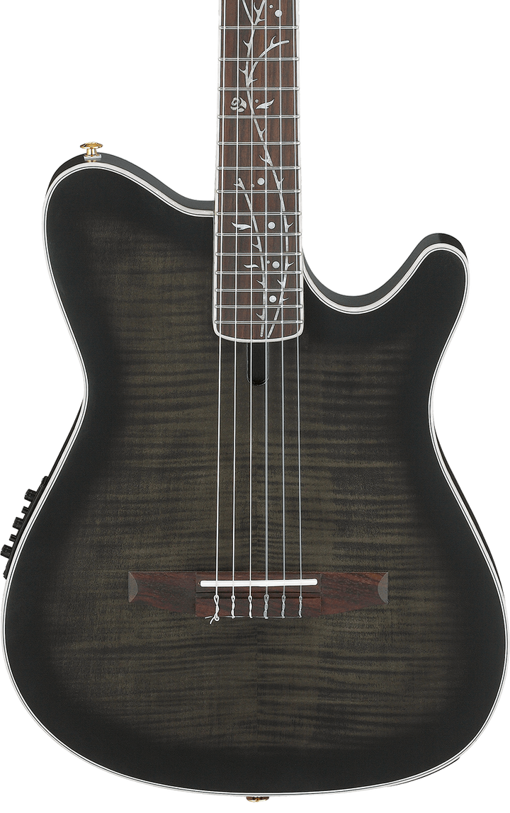 Ibanez TOD20FMNBFL Classic Acoustic Electric Guitar - Black Burst Fade