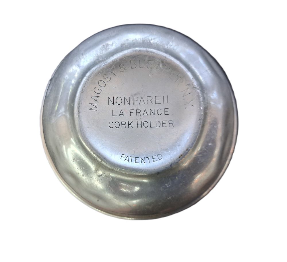 Used Magosy & Buscher Straight Aluminum Trumpet Mute bottom view
