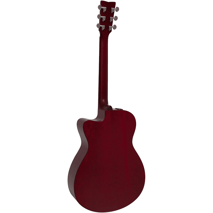 Yamaha FSX800CRR Body Ruby Red Acoustic Guitar 5