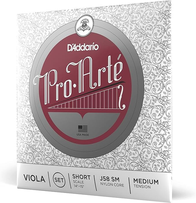 D'Addario J58 Pro-Arte Short Scale Viola String Set - Medium Tension 3