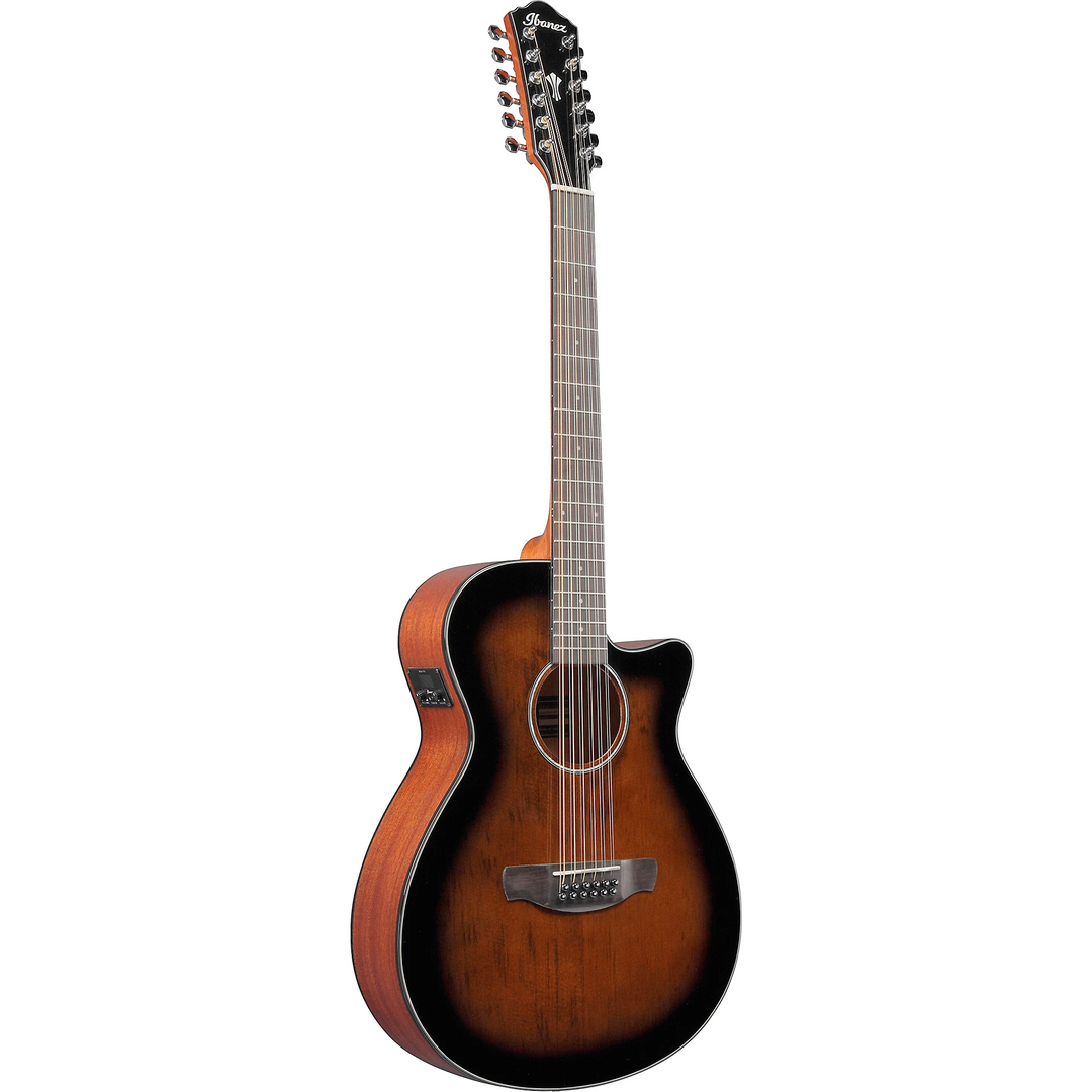 Ibanez AEG5012DVH Acoustic-Electric 12-String Guitar No Case (Dark Violin Sunburst)