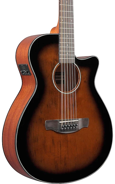 Ibanez AEG5012DVH Acoustic-Electric 12-String Guitar No Case (Dark Violin Sunburst)
