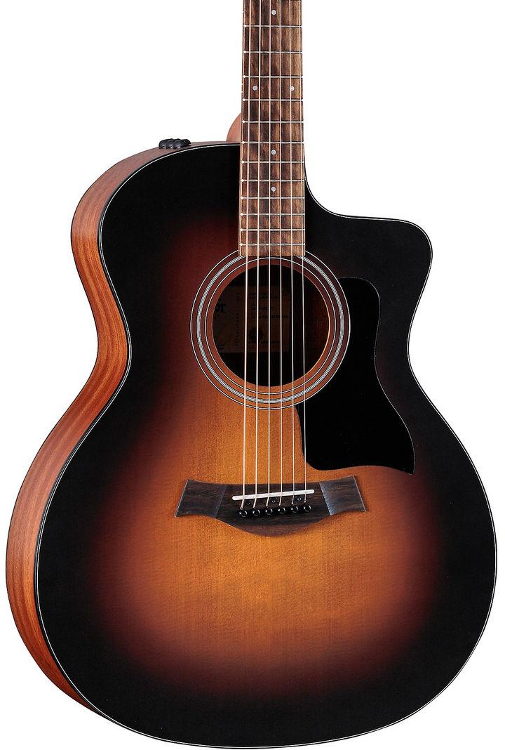 Taylor 114ce Special Edition Acoustic Electric Cutaway Guitar - Dark Tobacco Burst