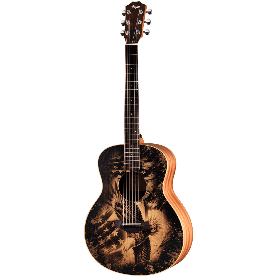Taylor 'Limited Edition' G4V GS Mini Acoustic Guitar - 4 Vets Custom Artwork
