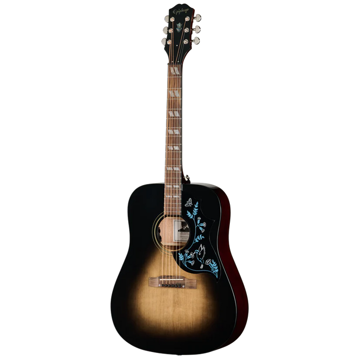 Epiphone Eric Church Hummingbird Dark Acoustic Guitar - Cobra Burst 4