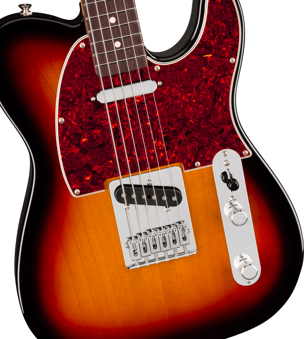 Fender 75th Anniversary Player II Baritone Telecaster Electric Guitar - 3 Color Sunburst 5