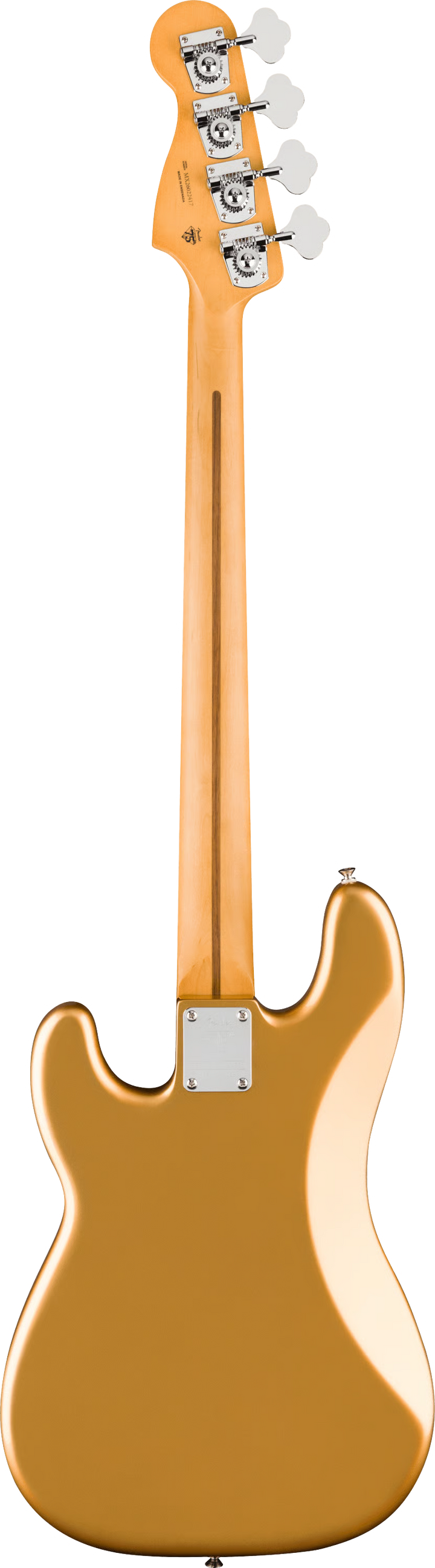Fender 75th Anniversary Player II Precision Bass Guitar - Aztec Gold 2