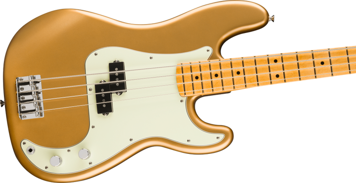 Fender 75th Anniversary Player II Precision Bass Guitar - Aztec Gold 5