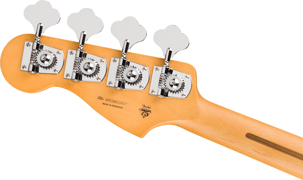 Fender 75th Anniversary Player II Precision Bass Guitar - Aztec Gold 7