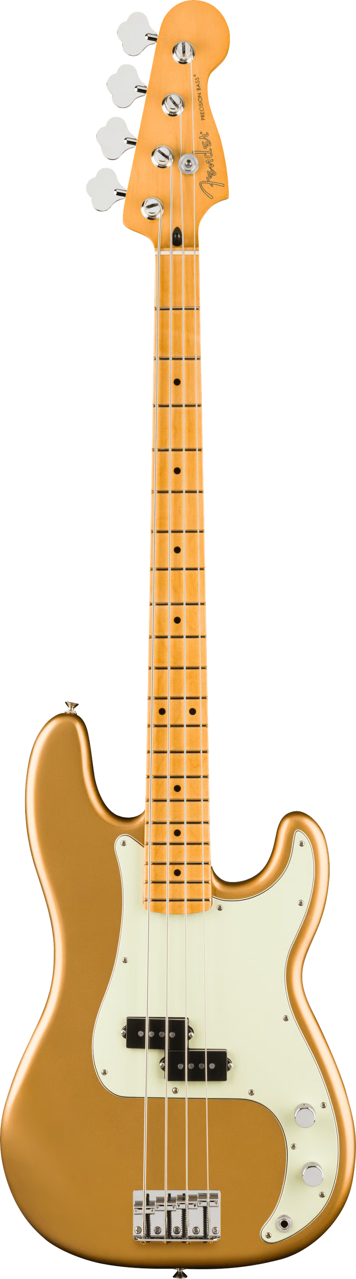 Fender 75th Anniversary Player II Precision Bass Guitar - Aztec Gold 8