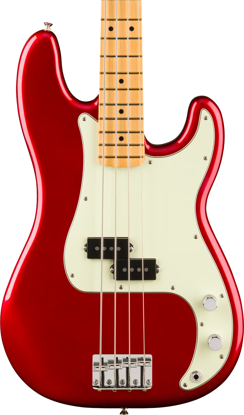 Fender 75th Anniversary Player II Precision Bass Guitar - Candy Apple Red