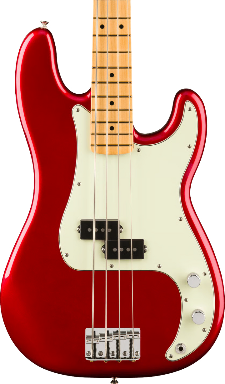 Fender 75th Anniversary Player II Precision Bass Guitar - Candy Apple Red