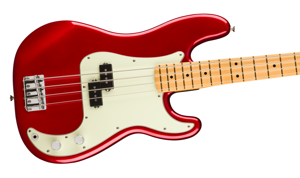 Fender 75th Anniversary Player II Precision Bass Guitar - Candy Apple Red 3
