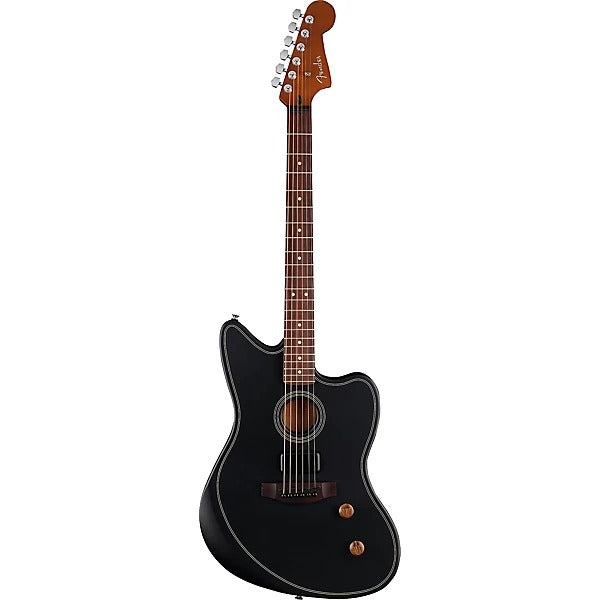 Fender Acoustasonic Standard Jazzmaster Acoustic Electric Guitar - Black 5