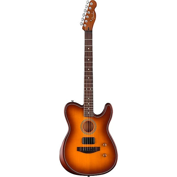 Fender Acoustasonic Standard Telecaster Acoustic Electric Guitar - Honey Burst 2
