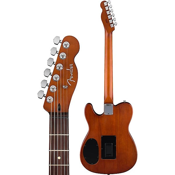 Fender Acoustasonic Standard Telecaster Acoustic Electric Guitar - Honey Burst 4
