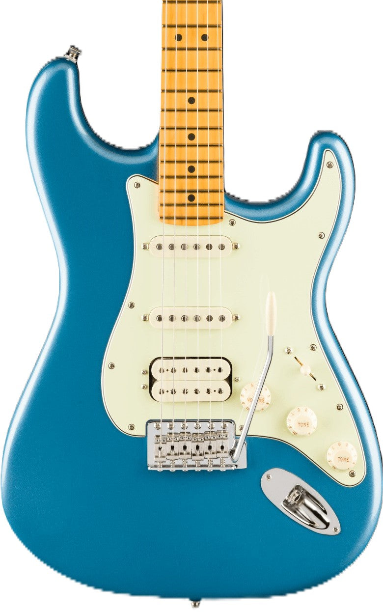 Fender American Professional Classic Stratocaster HSS Electric Guitar - Faded Lake Placid Blue