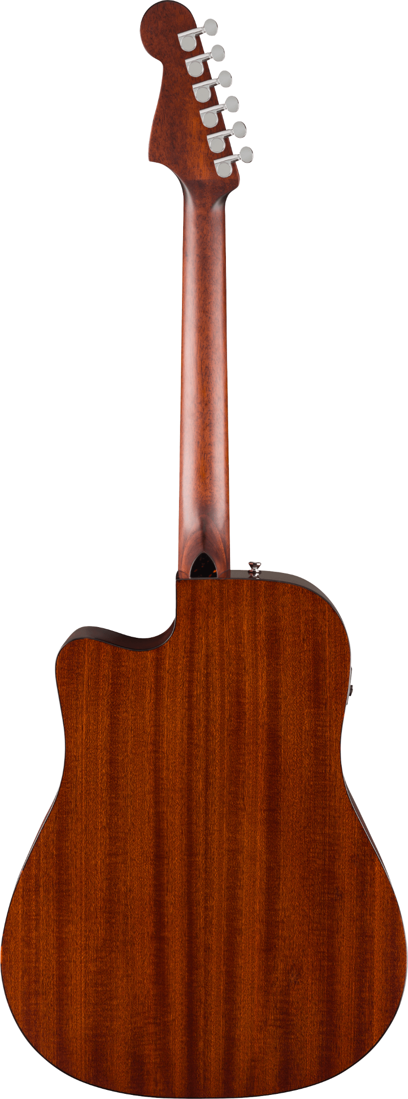 Fender California Deluxe Redondo Acoustic Electric Cutaway Guitar - Black 5