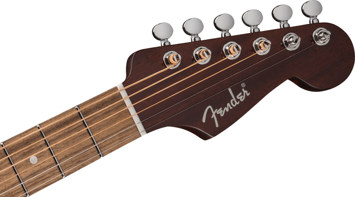 Fender California Deluxe Redondo Jr. Acoustic Electric Guitar - Honey Sunburst 6