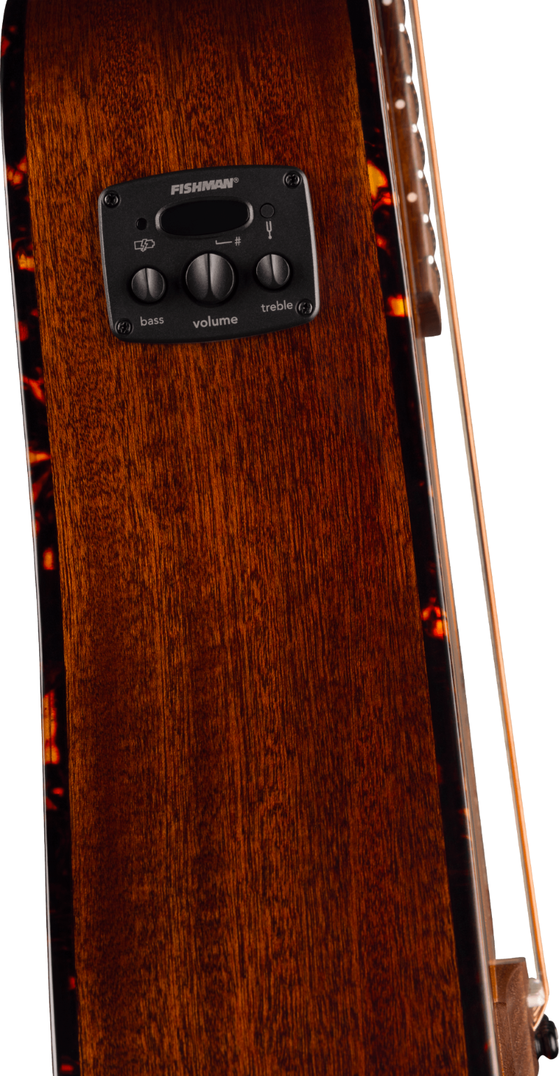 Fender California Deluxe Redondo Jr. Acoustic Electric Guitar - Honey Sunburst 8