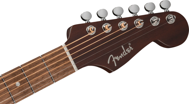 Fender California Deluxe Redondo Jr. Mahogany Acoustic Electric Guitar - Natural Mahogany 7