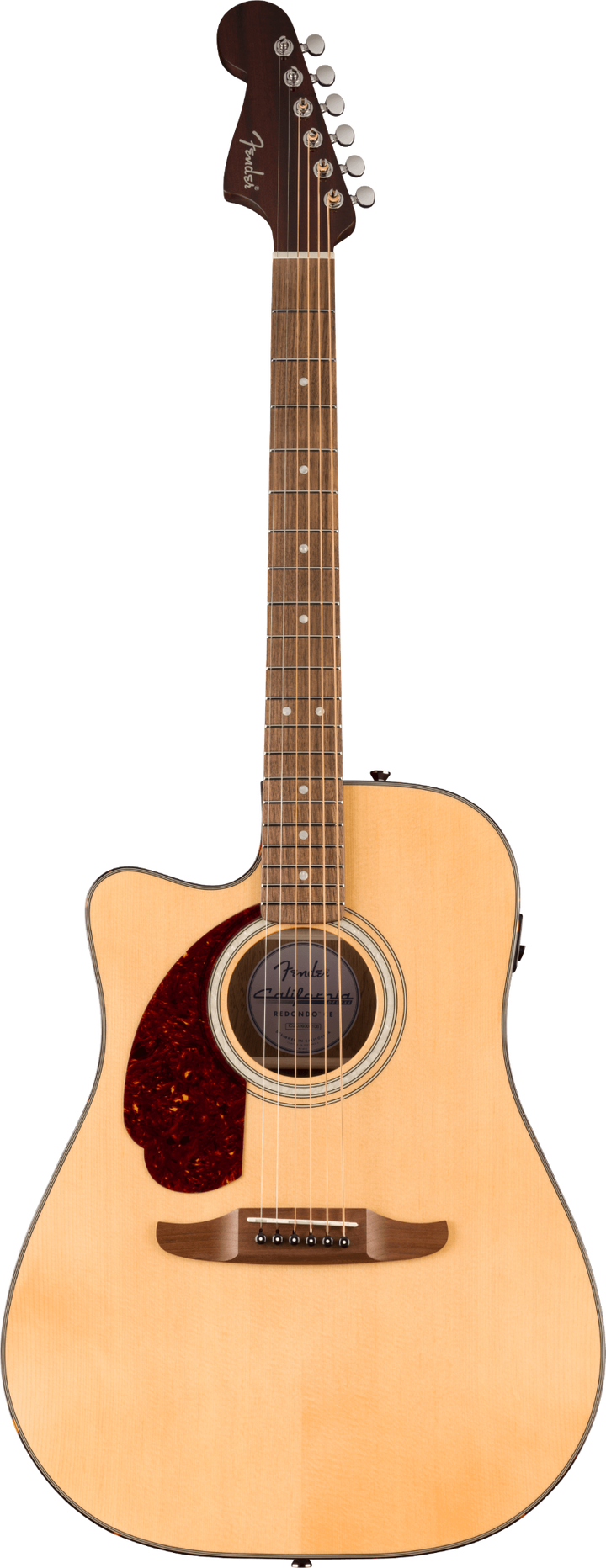 Fender California Deluxe Redondo Left-Handed Acoustic Electric Cutaway Guitar - Natural 2