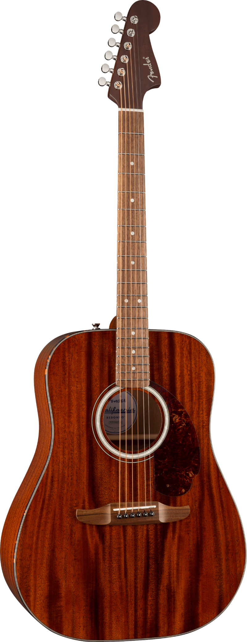 Fender California Deluxe Redondo Mahogany Acoustic Guitar - Natural Mahogany 3