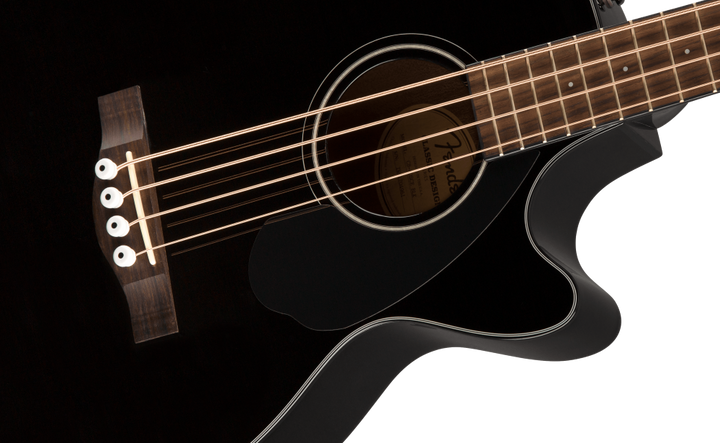 Fender CB-60SCE Acoustic Electric Concert Bass Guitar - Black 3