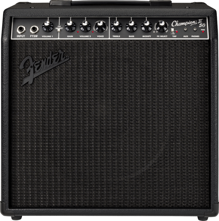 Fender Champion II 50 Watt Combo Amplifier - Blackout