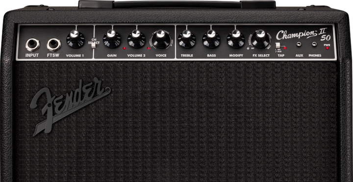 Fender Champion II 50 Watt Combo Amplifier - Blackout 2
