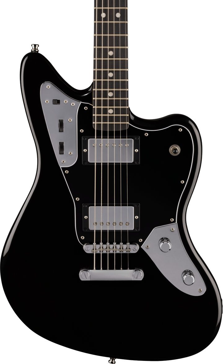 Fender Limited Edition Player Fusion Jaguar Baritone Electric Guitar - Black
