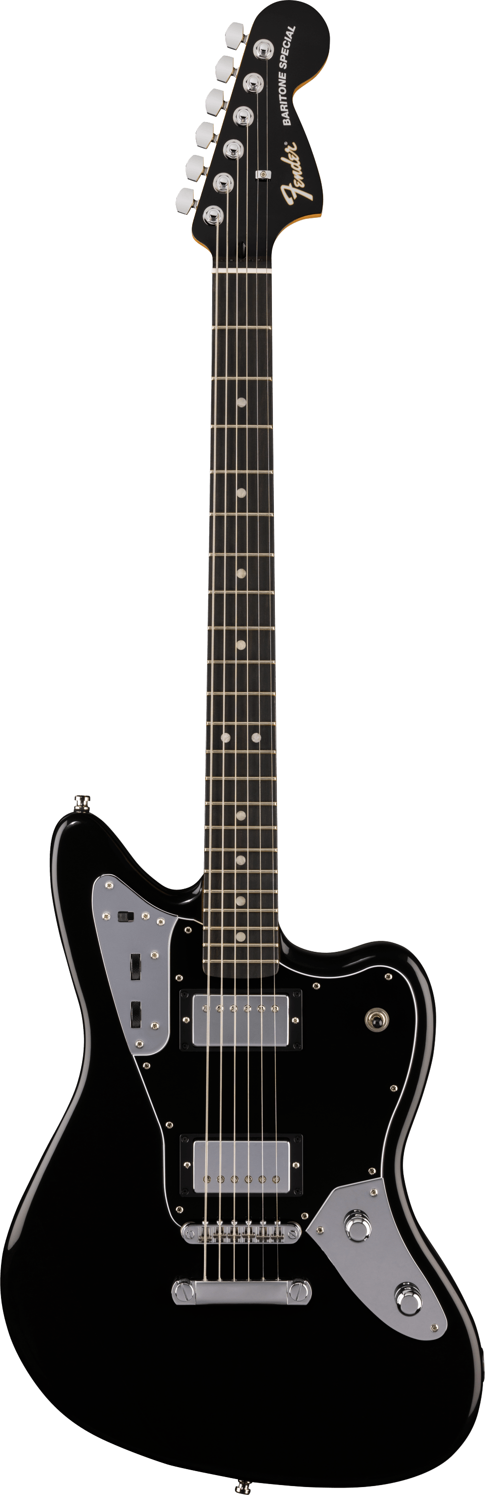 Fender Limited Edition Player Fusion Jaguar Baritone Electric Guitar - Black 7