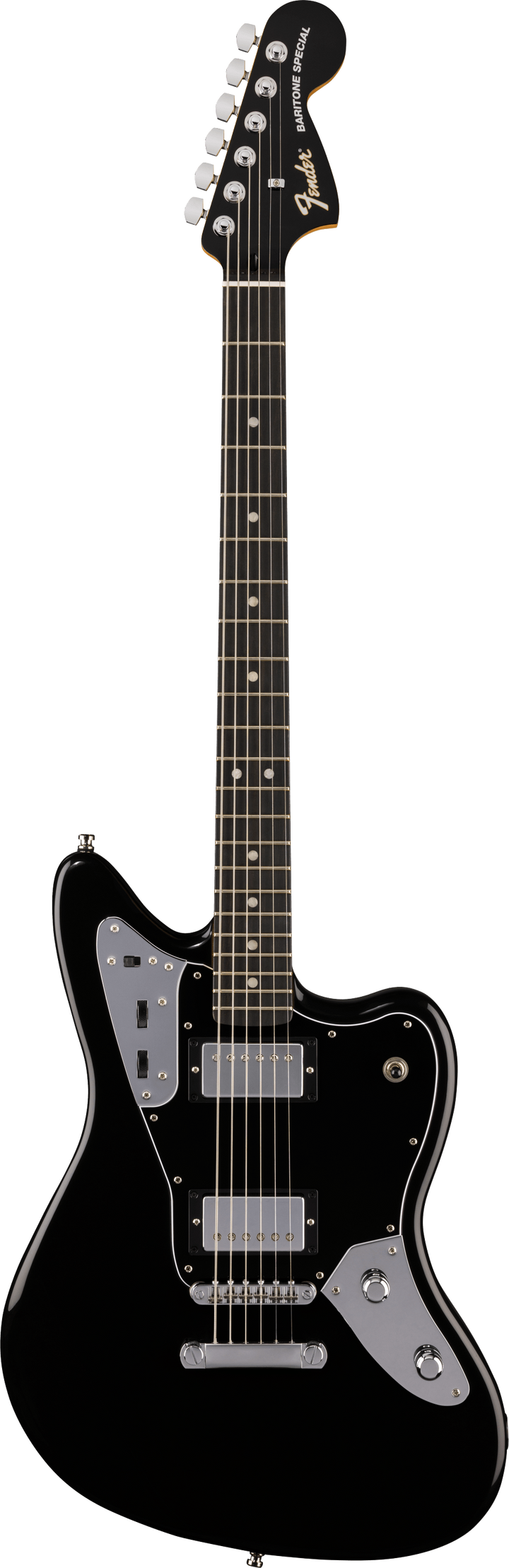 Fender Limited Edition Player Fusion Jaguar Baritone Electric Guitar - Black 7