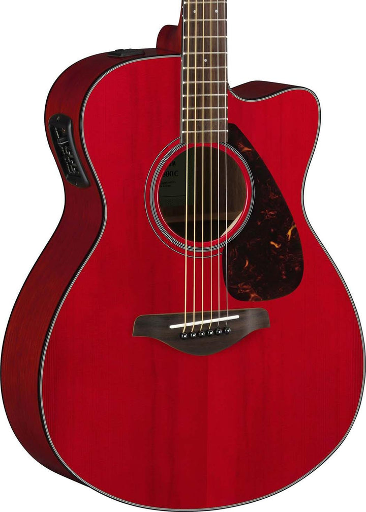 Yamaha FSX800CRR Body Ruby Red Acoustic Guitar