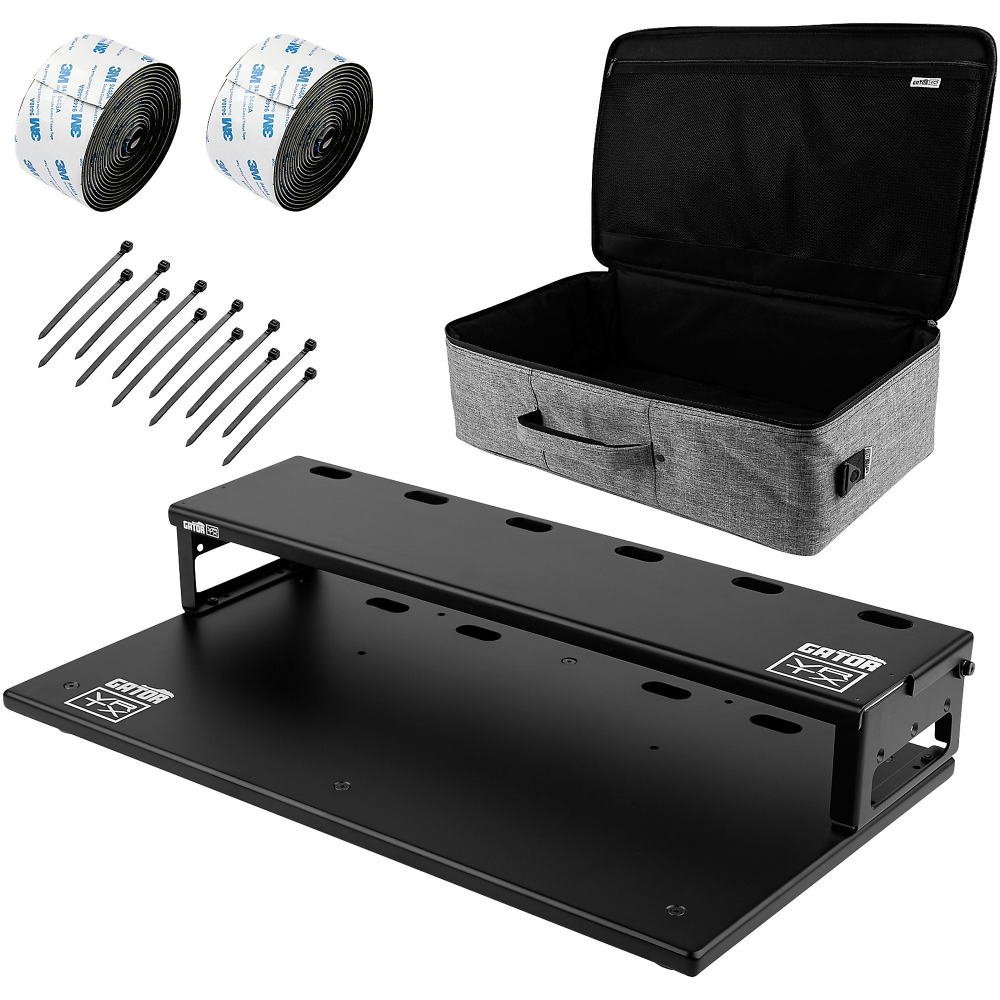 Gator Vertex Tour 23"x13" Compact Pedalboard - With Gig Bag and Riser