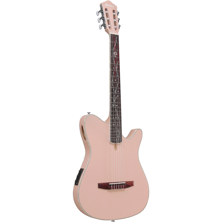 Ibanez TOD10NPAF Classic Acoustic Electric Guitar - Pearl Pink Flat 3