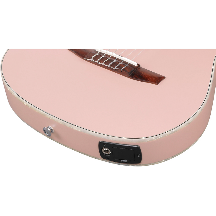 Ibanez TOD10NPAF Classic Acoustic Electric Guitar - Pearl Pink Flat 4