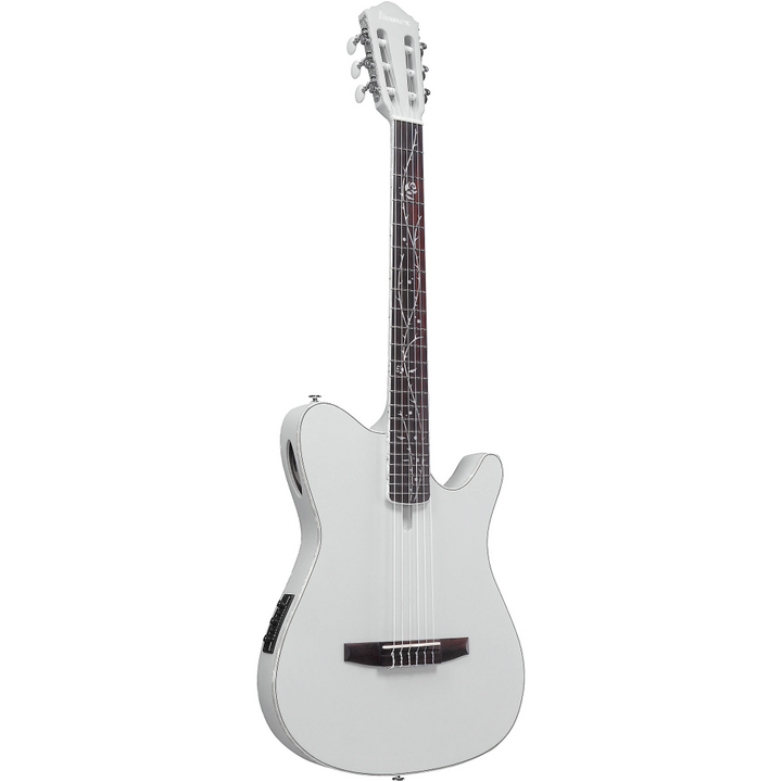 Ibanez TOD10NSMF Classic Acoustic Electric Guitar - Silver Metallic Flat 7