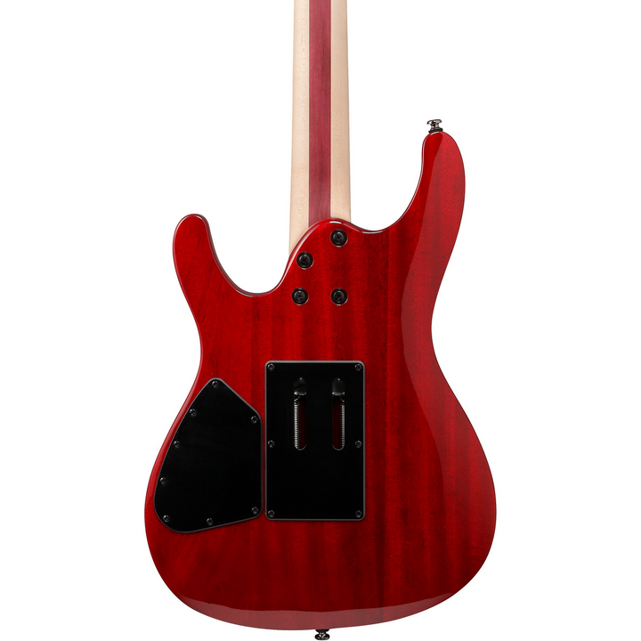 Ibanez JIVA10R Nita Strauss Signature Electric Guitar - Torch Red — Three quarter back 1