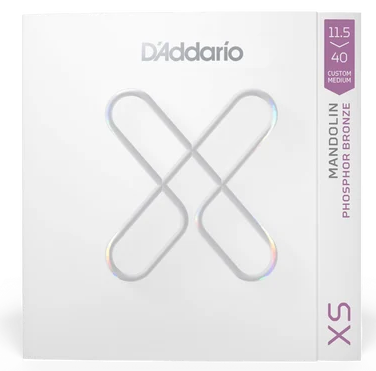 D'Addario XSM11540 Phosphor Bronze Mandolin Strings - Custom Medium